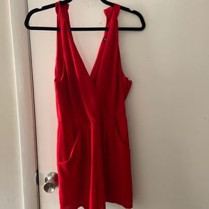 Express Red Romper